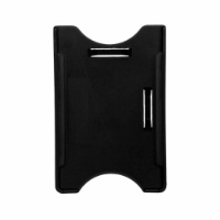 Card Holder - Vert/Hori - Open front - Black